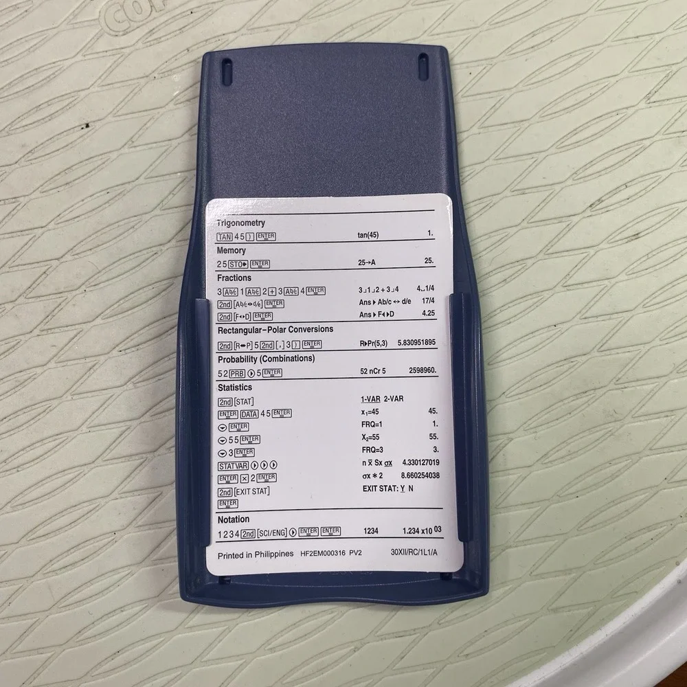 Texas Instruments Calculator TI-30XS‎ II S With Cover WORKS